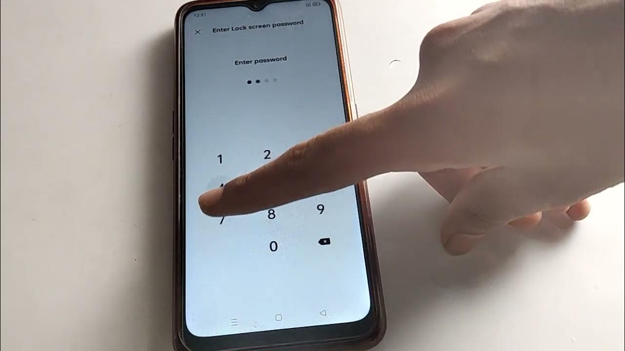 How to Delete Fingerprint Lock oppo A17, password setting use kare YouTube
