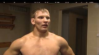 MMA: Алексей Кудин за кулисами сразу после боя с Трэвис «Железный Человек» Фултон (США)