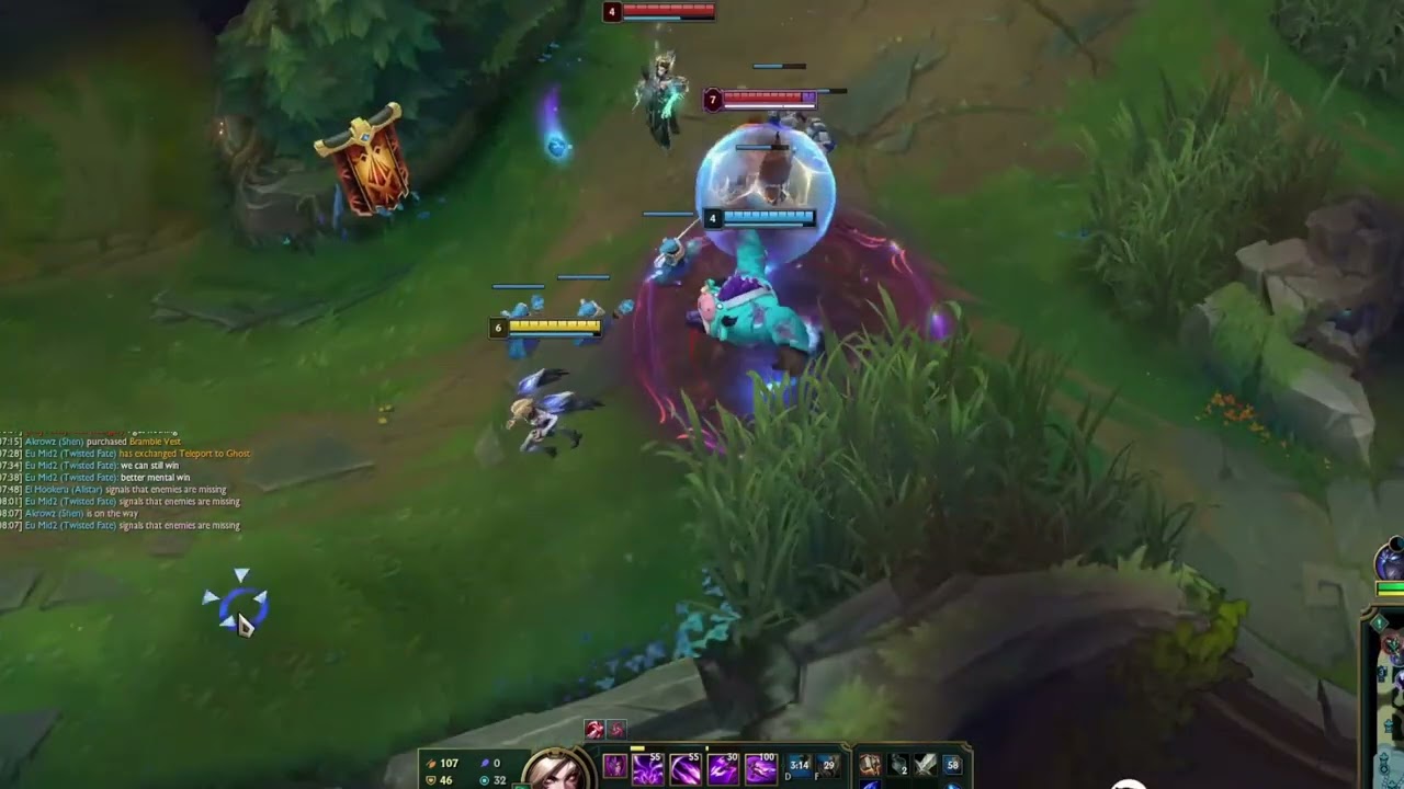 Zeitnot baba Morgana q'suna eğilerek dodge atıyor