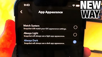 How To Get Dark Mode on Snapchat on ANY iPHONE! [Snapchat Dark Mode Update]