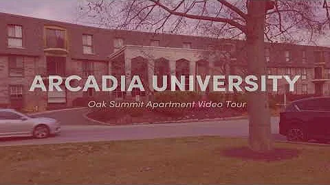 Arcadia University Housing Tour | Oak Summit Apartments