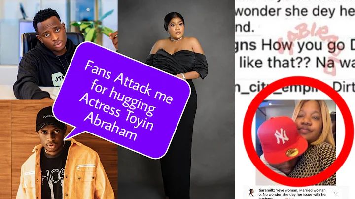 Angry fans attack Sydneytalker for hugging already married actress Toyin Abraham in public