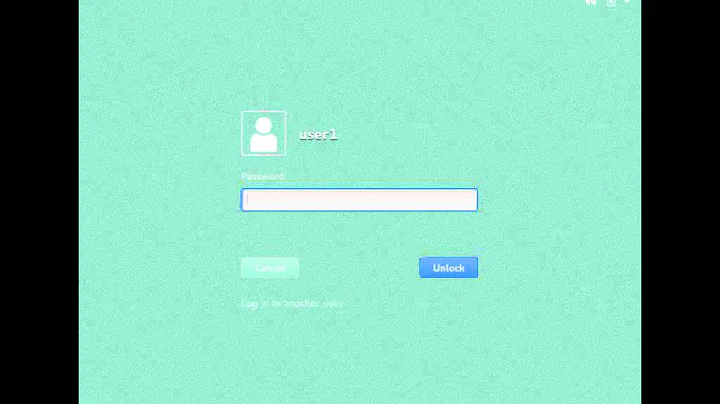How to unlock Gnome 3 screen lock