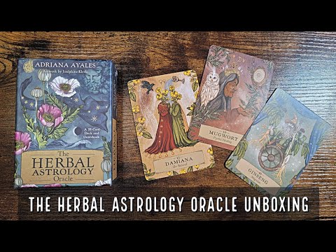 The Herbal Astrology Oracle | Unboxing and Flip Through