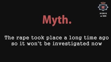 Sexual Assault - Myth Seven