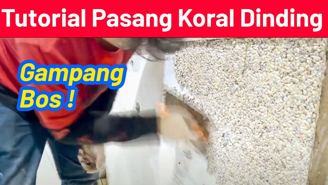  Cara  Pemasangan Batu  Koral  Dinding YouTube