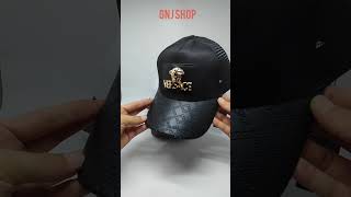 Topi baseball tpmg1 logo plat besi timbul import unisex full tag italy