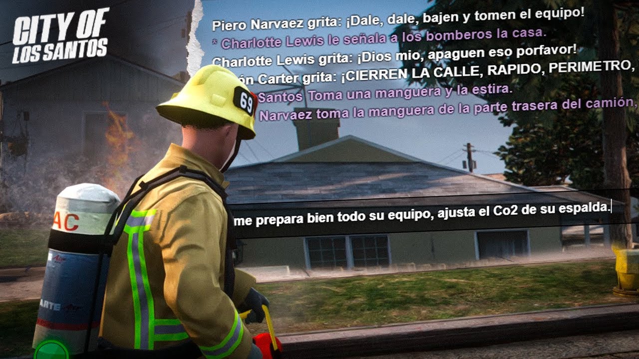 ¡CHAT DENTRO DEL JUEGO + SISTEMA DE APAGO DE INCENDIOS! City Of Los Santos Juego de Rol