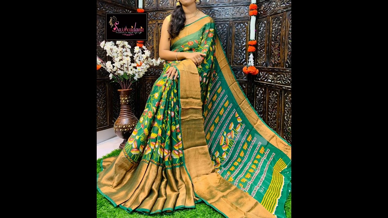 Exclusive collection chiffion saree foral Desgin