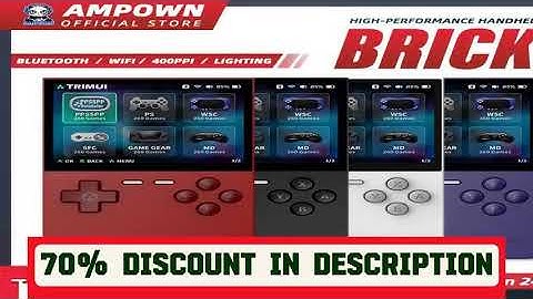 A must-have product! TRIMUI BRICK Handheld Game Console 3.2