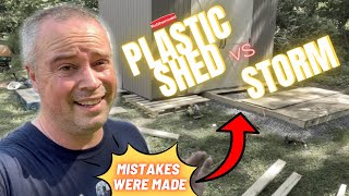 DIY Plastic Shed From Home Depot Might Get TRASHED!