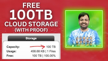 100 TB Free Online Cloud Storage for Large Files 2024