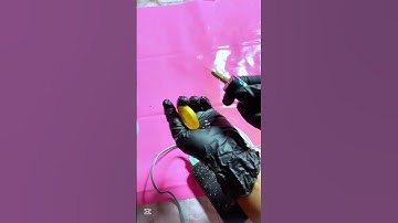 How to use the electric drill for your keychains #resin #resinart #keychain