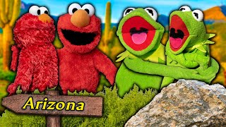 Kermit the Frog and Elmo meet their NEW Multiverse Clones!