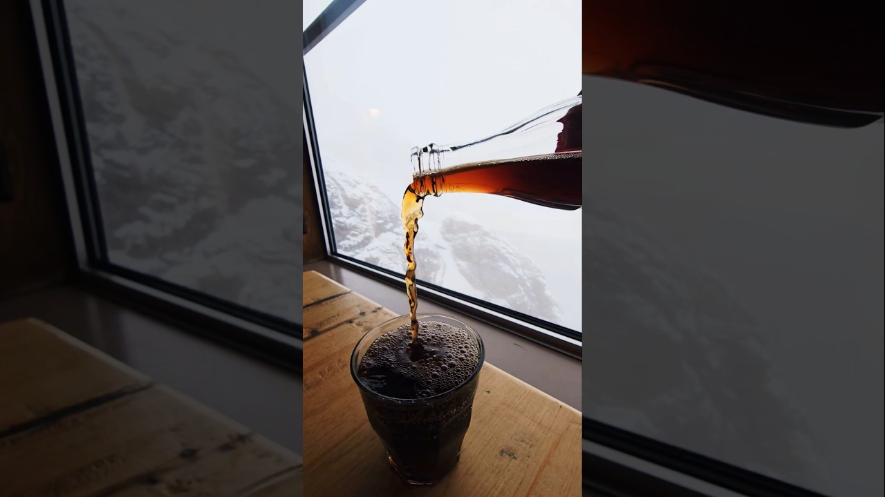 Coca Cola@ Mount TitLis😋 