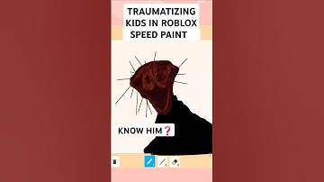 Traumatizing Kids In Roblox Speed Paint 👹 The Boiled One #roblox #art #drawing #painting #game #reel