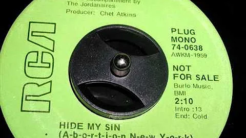 Lorene Mann "Hide My Sin"