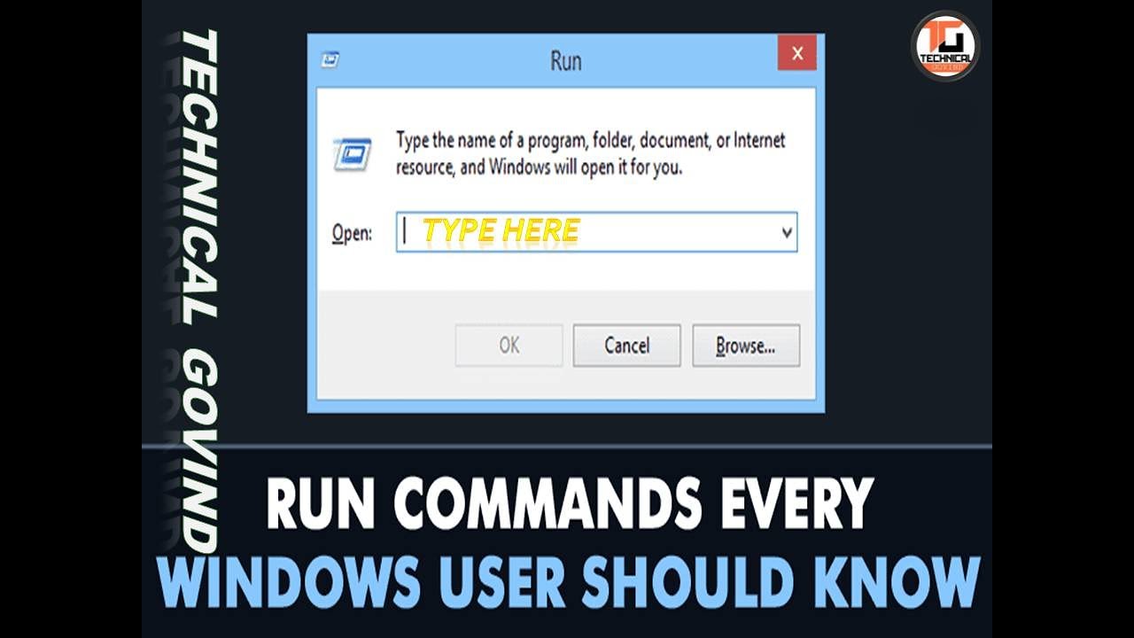 Most Important Run Commands #RUN #COMMAND MOST IMPORTANT FOR ALL - YouTube