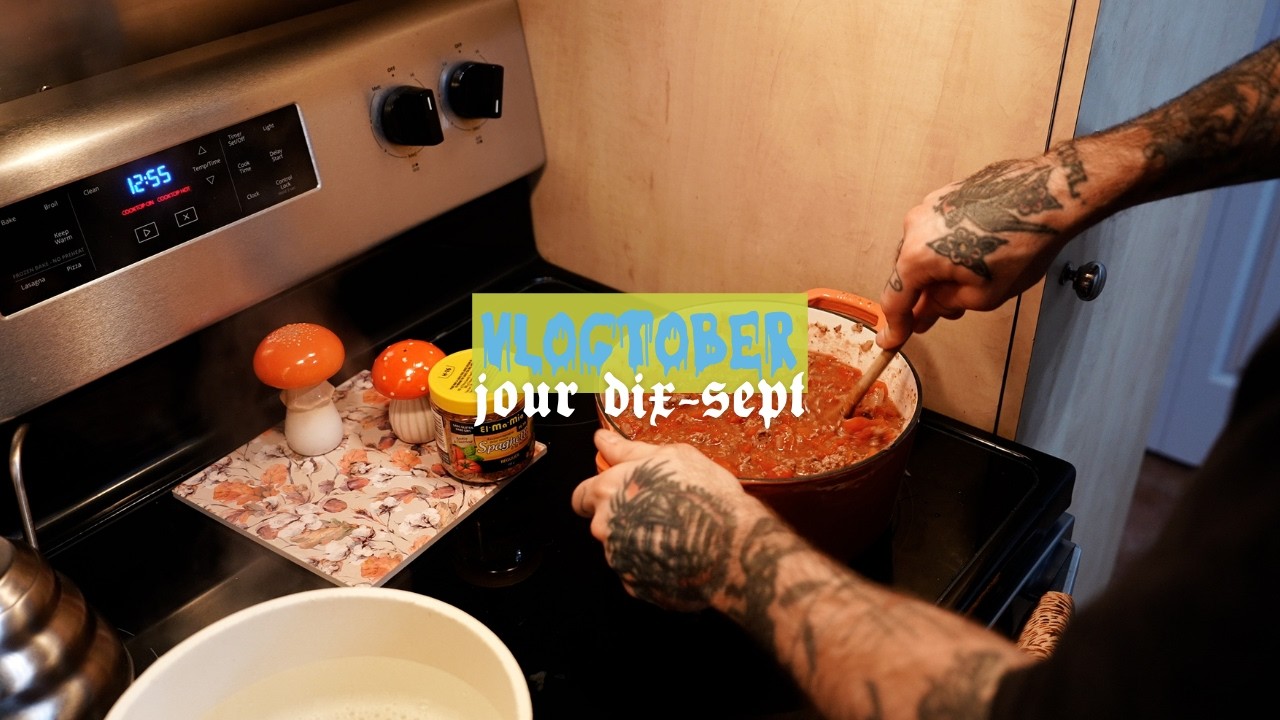 Recette très facile de sauce tomate avec boeuf haché 🥫🍝 VLOGTOBER #17