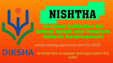 How to register in DIKSHA app for NISHTHA Training