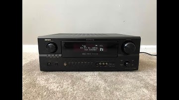How to Factory Reset Denon AVR-2805 7.1 Home Theater Surround Receiver