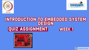 Introduction to Embedded System Design ||WEEK 1|| QUIZ ASSIGNMENT