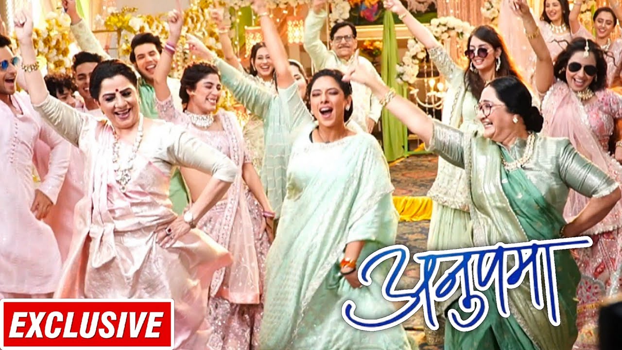 Anupamaa | Anupamaa Ba और Moti Ba और घर के बड़ो ने ने London Thumakda Song पर किया धमाल | On Set