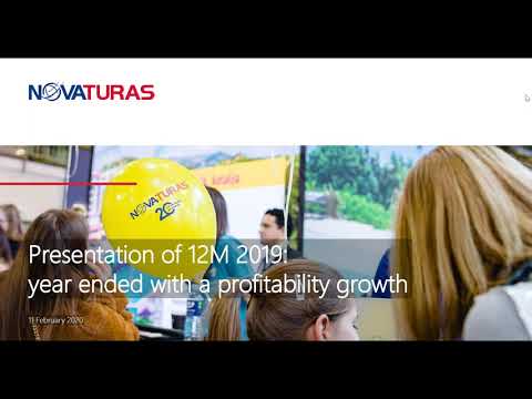 &rsquo;Novaturas&rsquo; financial results for the twelve months of 2019