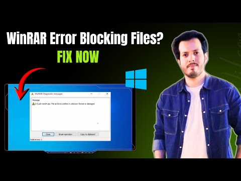 How To Fix WinRAR Diagnostic Messages Error in Windows 11/10 | Step-By-Step