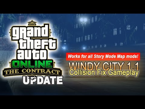 GTA 5 & Online The Contract DLC update 1.02545 (1.55) - Collision Fix Windy City and Story Mode maps