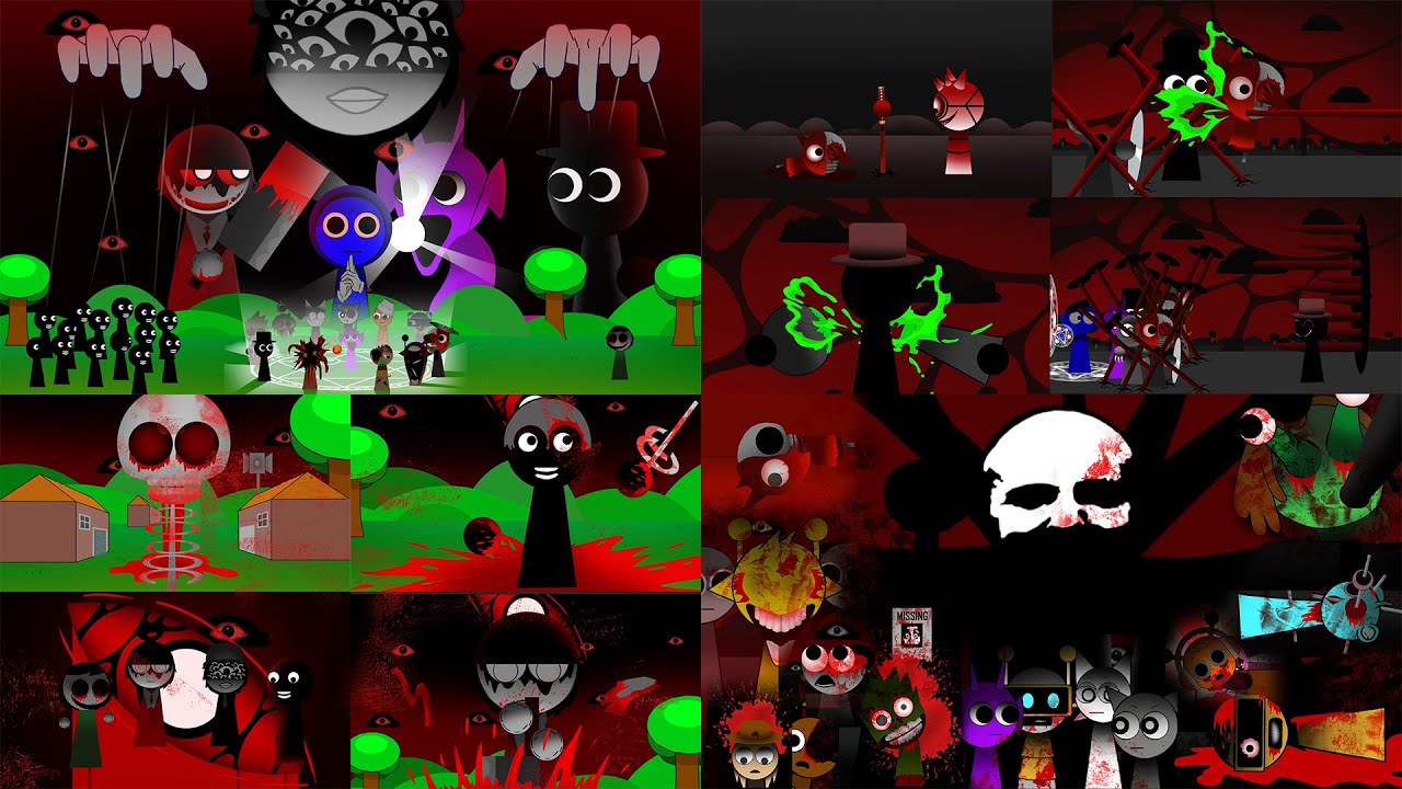 Incredibox Sprunki | House of Horrors (SEASON 1,2,3) |  FNF Animation | Full