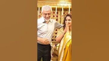 Made for each other ❤️ The cutest duo ever Thala Ajith  #Shalini Mam 🥰#AjithKumar #ShaliniAjithKumar