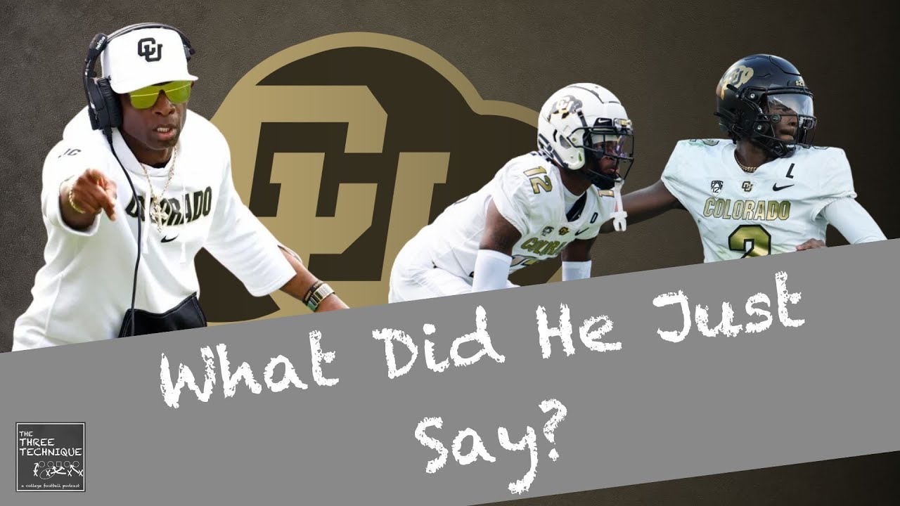 You Wont Believe What Coach Prime Just Said! YouTube