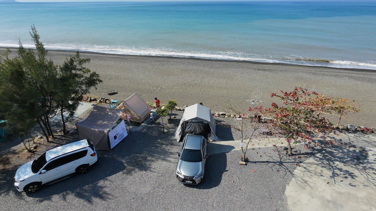 29露屏東幸福灣 | 屏東首露 | 過年露營 | 衛浴需加強 | 海邊露營 | 可以走到海裡的營區