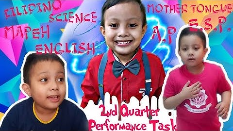 2nd Quarter Performance Task (Grade 1)