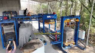 Factory block packing machine improve work efficiency hollow block machine for sale