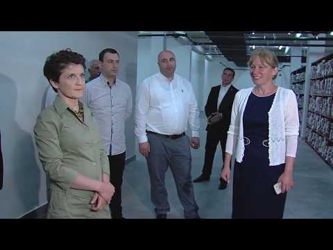 იუსტიციის მინისტრმა ქუთაისის ცენტრალური არქივის ახალი შენობა გახსნა