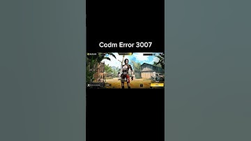 Codm error code 3007 #codmshorts #3007 #codmnews