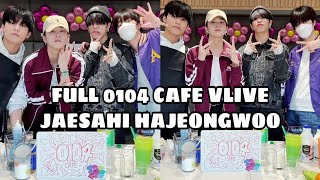 [ENG/INDO SUB] TREASURE 0104 Cafe VLive FULL Jaehyuk Asahi Jeongwoo Haruto JaeSahi HaJeongwoo 210522