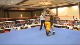 Biggest mismatch in boxing ends with a surprise KO!