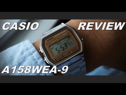 Casio A158WEA-9 Watch Review - YouTube