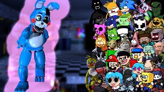 FNF Hop To It (Vs Tbonnie) But Everyone Sings It 🎤 Vs. Five Nights at Freddy's 2 (FNF Mod/FNaF 2)