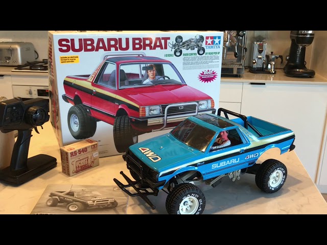 Tamiya 1/10 Subaru Brat RC Off Road Pick-up Build and 1st Run