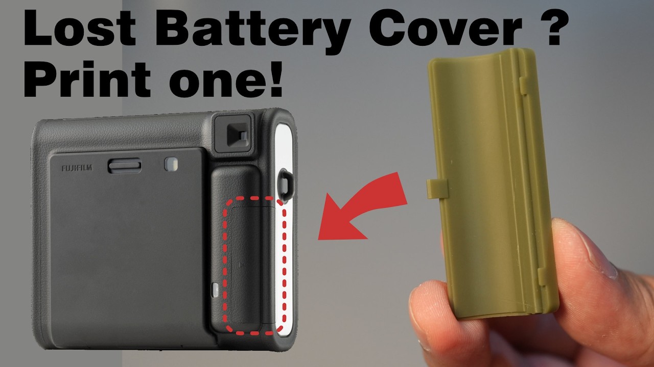 Reverse Engineering a Camera Battery Cover for 3D Printing - YouTube