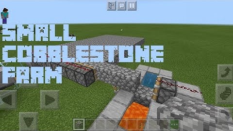 Simple 1.16 Automatic Cobblestone Farm Tutorial in Minecraft Bedrock
