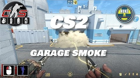 CS2 - Smoke nuke   Outside T to Garage