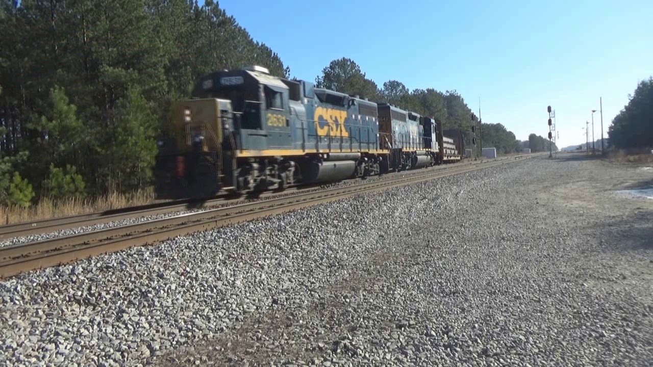 Petersburg Railfanning 1-15-18 (feat. CEFX AC4400CW)