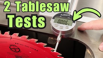 Two Tablesaw Tests iGaging DigiAlign