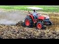 Máy cày Kubota L4508 mang dàn cầy 7 chảo chạy chóng mặt