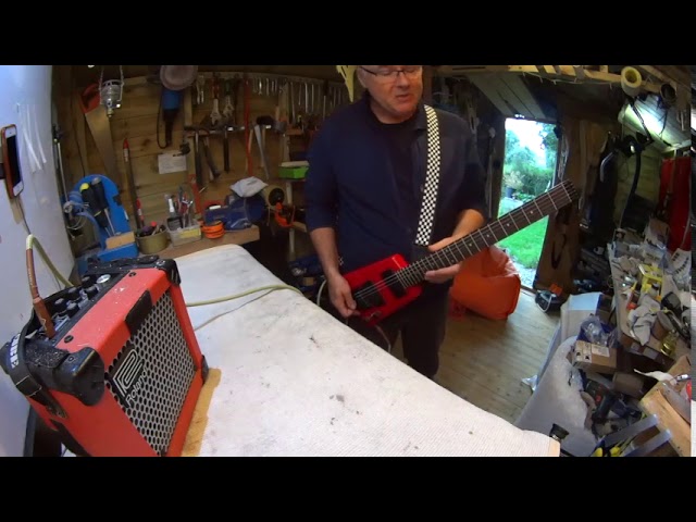 Hohner H2 headless zero fret replacement - YouTube